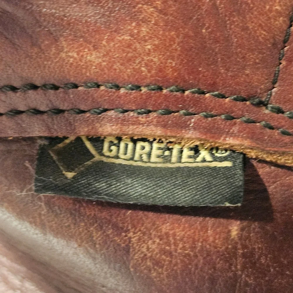 Red Wing 914 Work Boots Mens 13 Brown Leather Gore-Tex Waterproof EH Made in USA